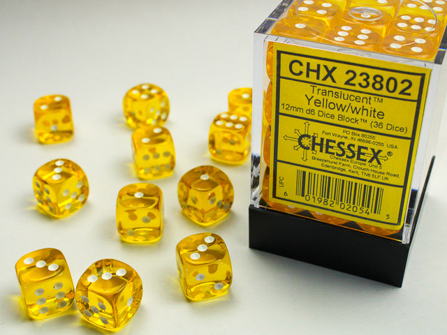 Chessex - 36D6 - Dices (Choose Your Variant)