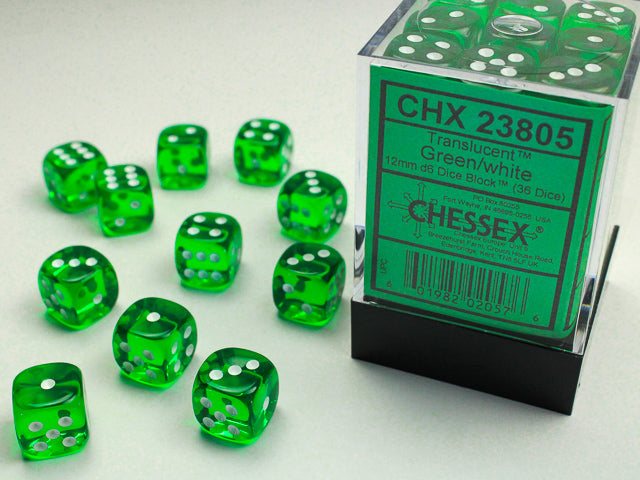 Chessex - 36D6 - Dices (Choose Your Variant)