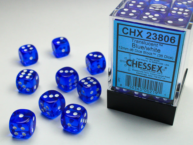 Chessex - 36D6 - Dices (Choose Your Variant)