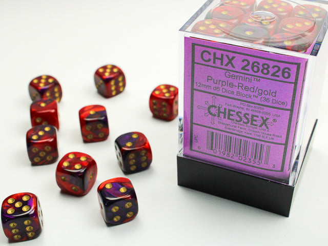 Chessex - 36D6 - Dices (Choose Your Variant)