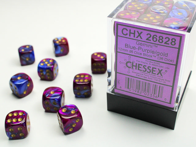Chessex - 36D6 - Dices (Choose Your Variant)