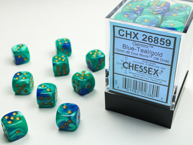 Chessex - 36D6 - Dices (Choose Your Variant)