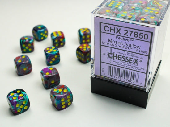 Chessex - 36D6 - Dices (Choose Your Variant)