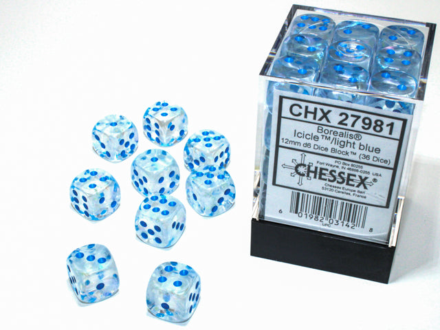 Chessex - 36D6 - Dices (Choose Your Variant)