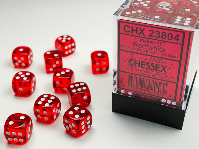 Chessex - 36D6 - Dices (Choose Your Variant)