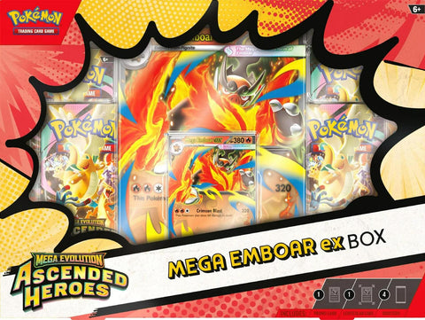 Pokémon - Ascended Heroes - Mega Emboar ex Box