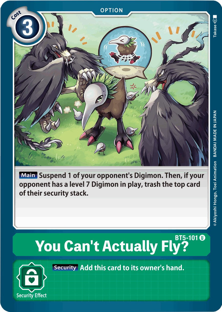 You Can't Actually Fly?