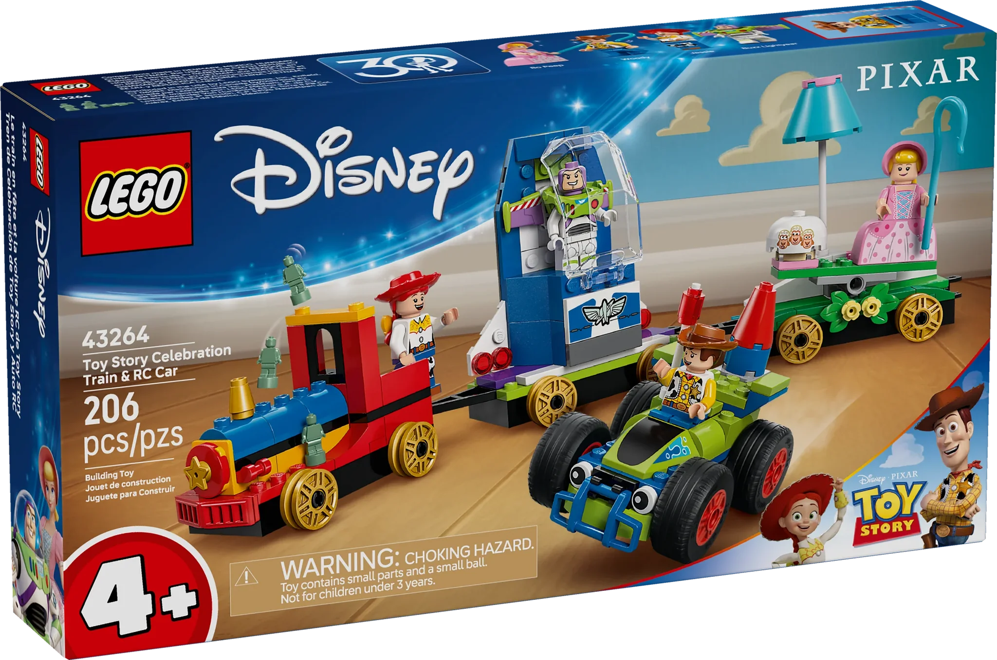 LEGO® Disney Toy Story Celebration Train & RC Car Set 43264
