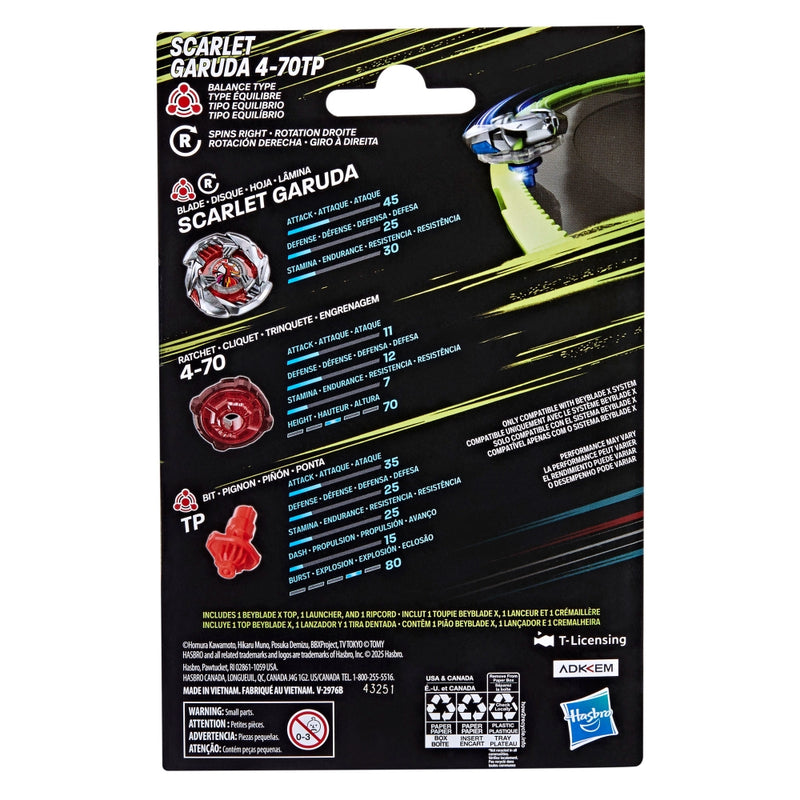 Beyblade X - Scarlet Garuda 4-70TP (Balance Type)