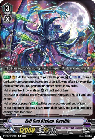 Evil God Bishop, Gastille (D-PV01/257EN) [D-PV01: History Collection]