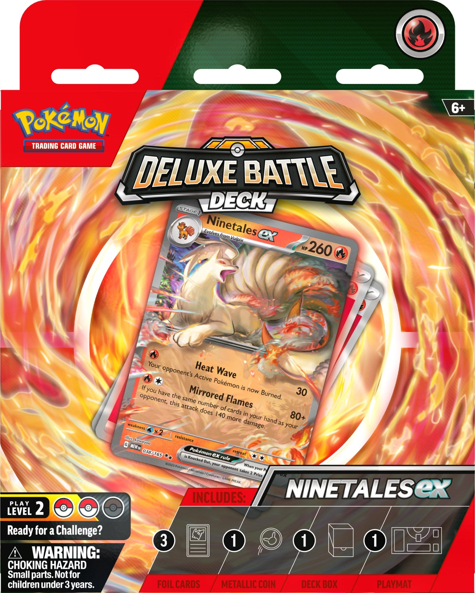 Pokémon - Ninetales ex - Deluxe Battle Deck