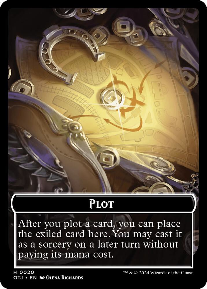 Mercenary // Plot Double-Sided Token (Back)