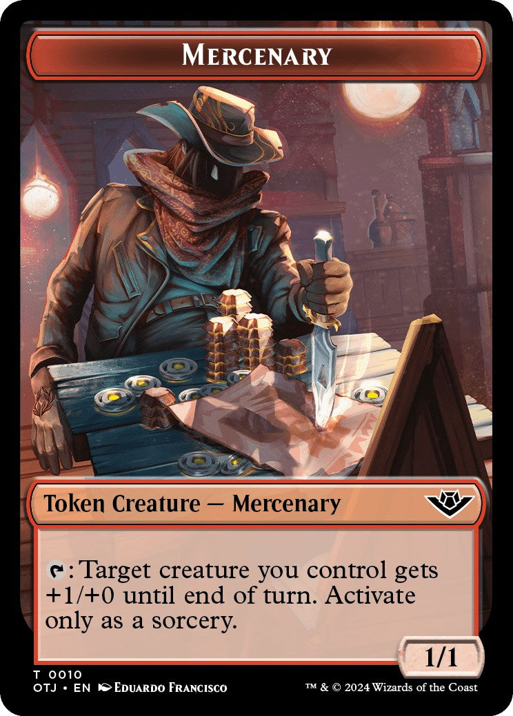 Mercenary // Bat Double-Sided Token