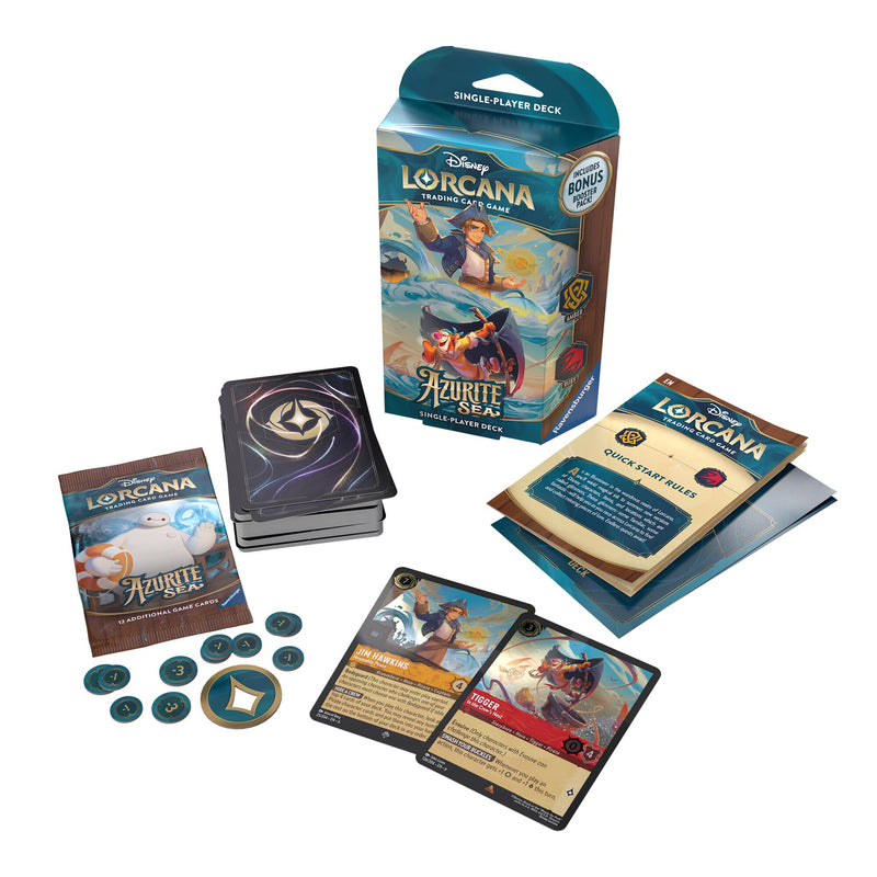 Disney Lorcana - Azurite Sea - Starter Deck (Amber & Ruby)