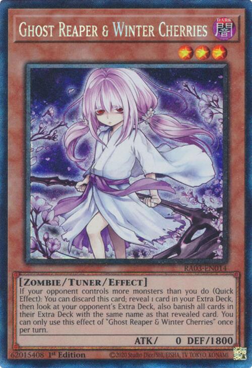 Ghost Reaper & Winter Cherries (Alternate Art) (CR) [RA03-EN014] Collector's Rare