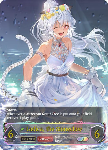 Ladica, the Stoneclaw (Evolved) (BP07-U01EN) [BP07: Verdant Steel]