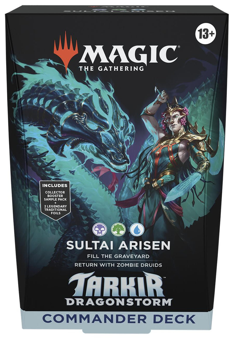 Magic The Gathering - Tarkir Dragonstorm Sultai Arisen - Commander Deck