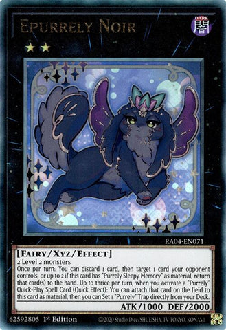 Epurrely Noir [RA04-EN071] Ultimate Rare