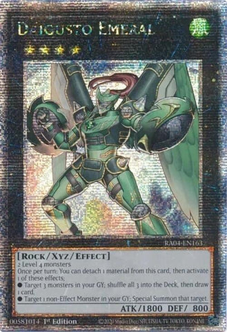 Daigusto Emeral [RA04-EN163] Quarter Century Secret Rare