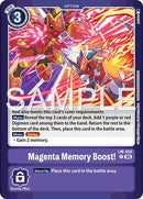 Magenta Memory Boost! [LM-050] (Limited Card Pack -Billion Bullet-) [Digimon LIBERATOR Promos]