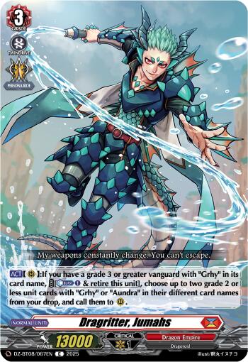 Dragritter, Jumahs (DZ-BT08/067EN) [DZ-BT08: Knights 0f Rebirth]