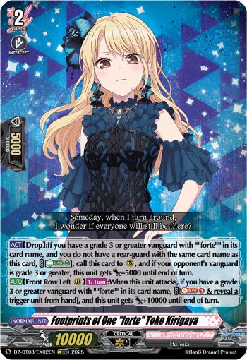Footprints of One "forte" Toko Kirigaya (EXRRR) (DZ-BT08/EX02EN) [DZ-BT08: Knights 0f Rebirth]