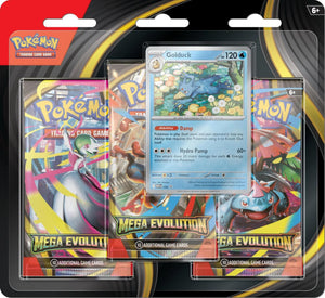 Pokémon - Mega Evolution - Golduck - 3 Pack Blister