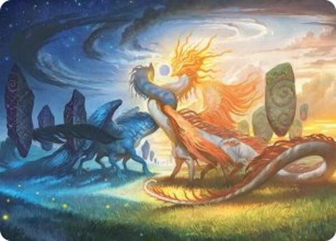 Celestial Reunion Art Card (19/54) [Lorwyn Eclipsed Art Series]