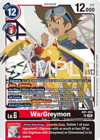 WarGreymon [AD1-004] [Advanced Booster Digimon Generation]