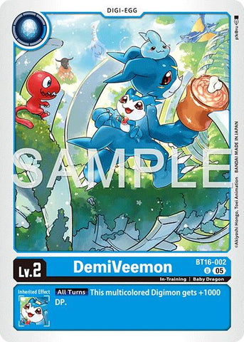DemiVeemon [BT16-002] (Reprint) [Advanced Booster Digimon Generation]