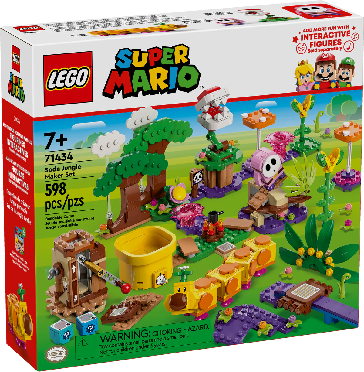 LEGO® SUPER MARIO™ Soda Jungle Maker Set 71434