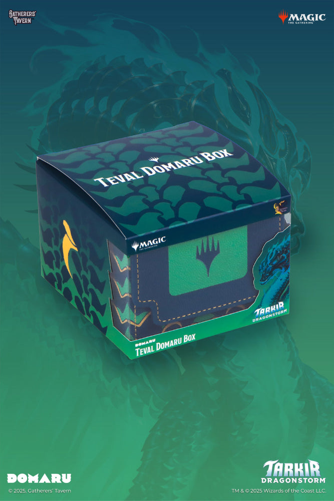 Gatherers Tavern - Magic The Gathering - Teval Tarkir Dragonstorm - Domaru Deck Box