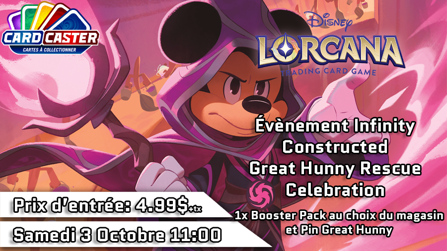 Lorcana - Great Hunny Rescue Celebration - Samedi 3 Octobre 11h00