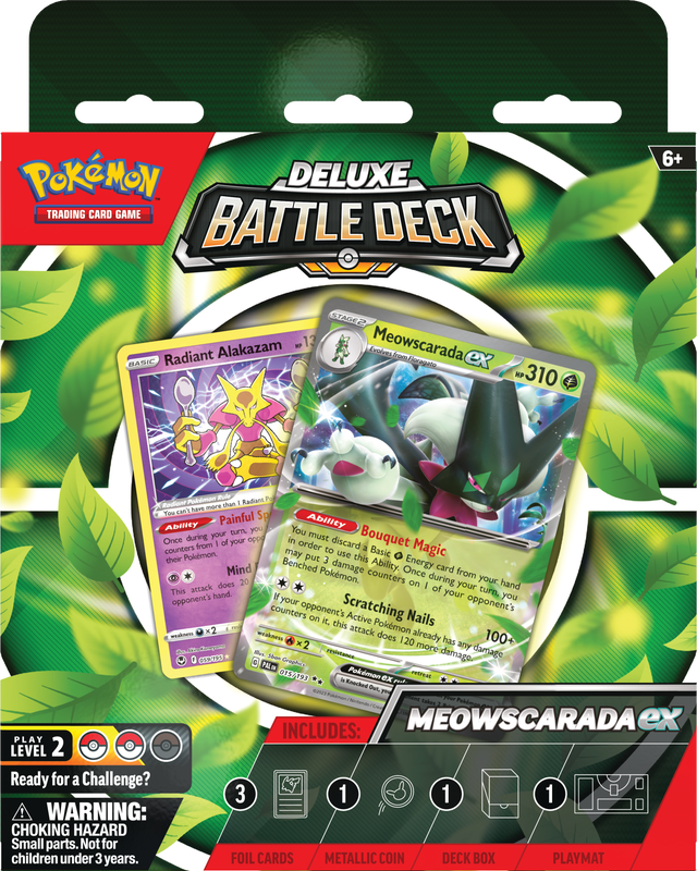 Pokémon - Meowscarada EX - Deluxe Battle Deck