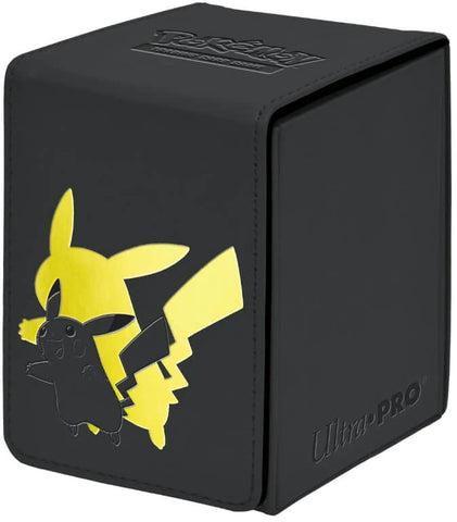 Ultra Pro - Pokémon Gold Pikachu Alcove Flip - Deck Box