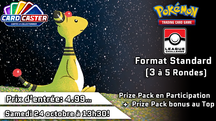 Pokémon - League Challenge octobre - Samedi 24 octobre 13h30