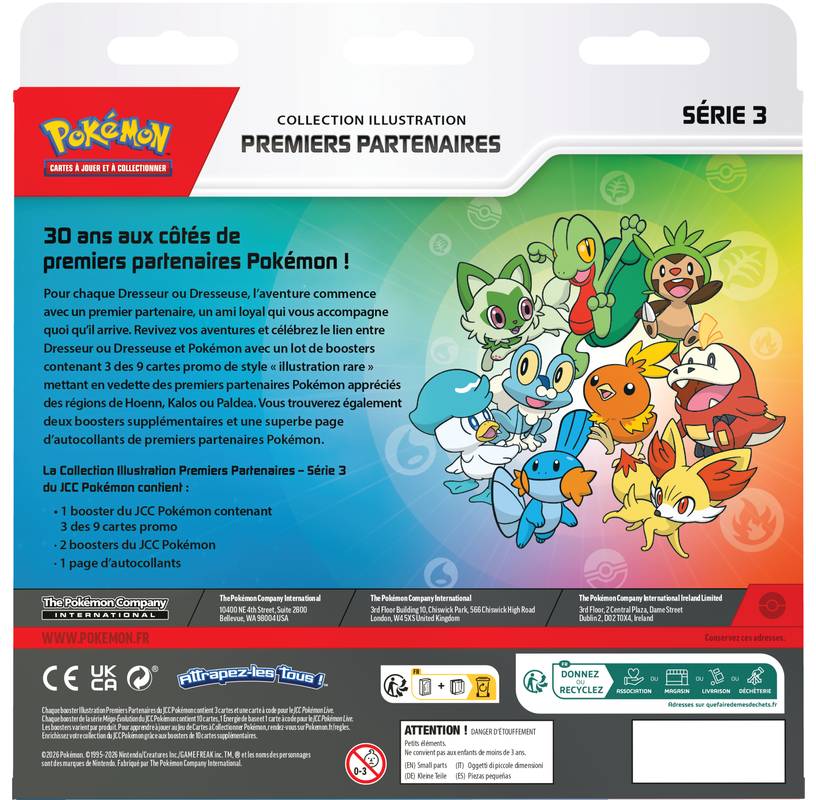 Pokémon - Collection Illustration Premiers Partenaires Série 3 (Français)