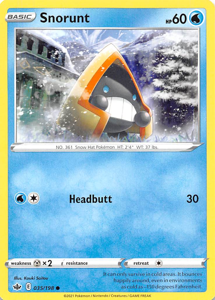 Snorunt (035/198) [Sword & Shield: Chilling Reign]