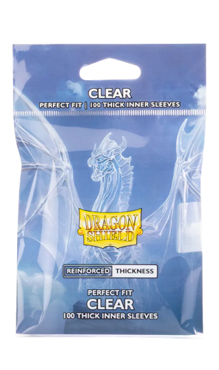 Dragon Shield - Perfect Fit Thick Inner Sleeves - Clear (100)
