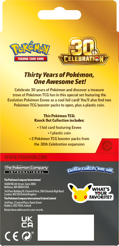 Pokémon - 30th Celebration - Knock Out Collection
