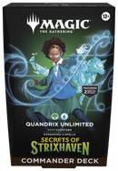 Magic The Gathering - Secrets of Strixhaven Quandrix Unlimited - Commander Deck