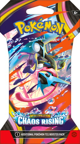 *Pre-Order* Pokémon - Mega Evolution: Chaos Rising - Sleeved Booster Pack