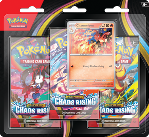 Pokémon - Chaos Rising - Charmeleon - 3 Pack Blister