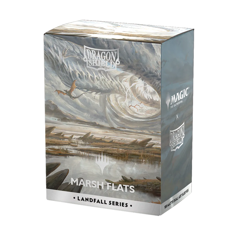 Dragon Shield - Magic the Gathering - Landfall Series Marsh Flats - Matte Sleeves (100)