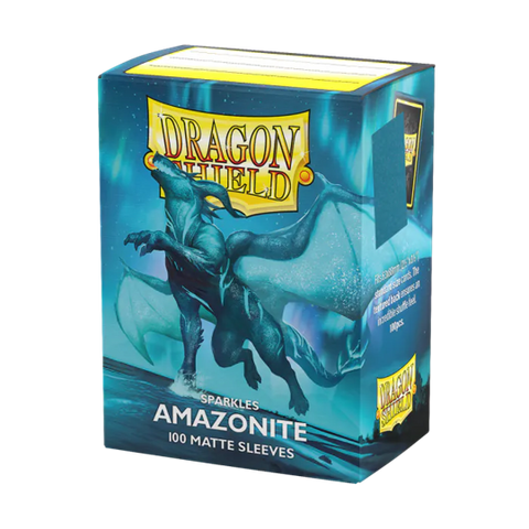 Dragon Shield - Sparkles Matte Sleeves - Amazonite (100)