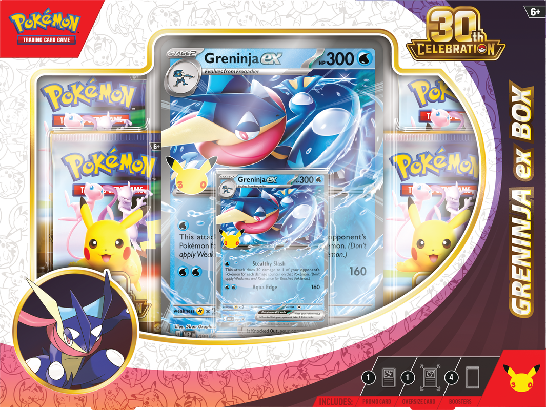 Pokémon - 30th Celebration - Greninja Ex Collection Box