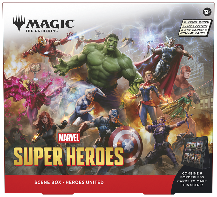 Magic The Gathering - Marvel Super Heroes - Heroes United Scene Box