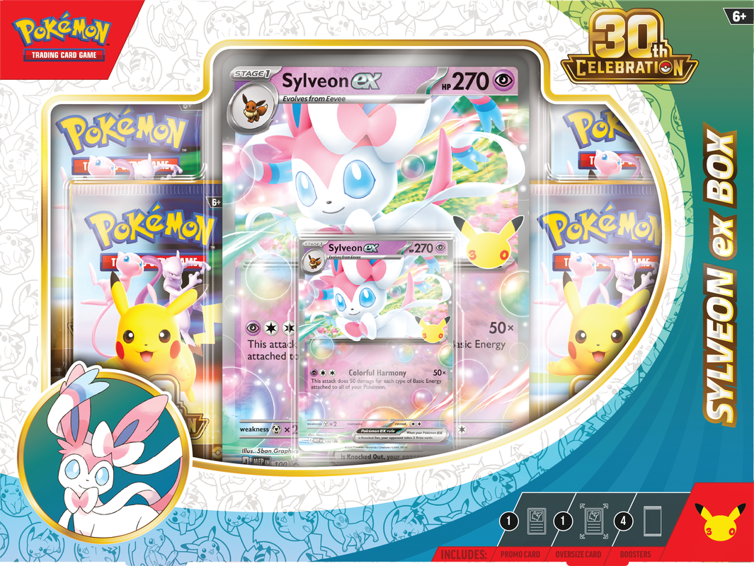 Pokémon - 30th Celebration - Sylveon Ex Collection Box