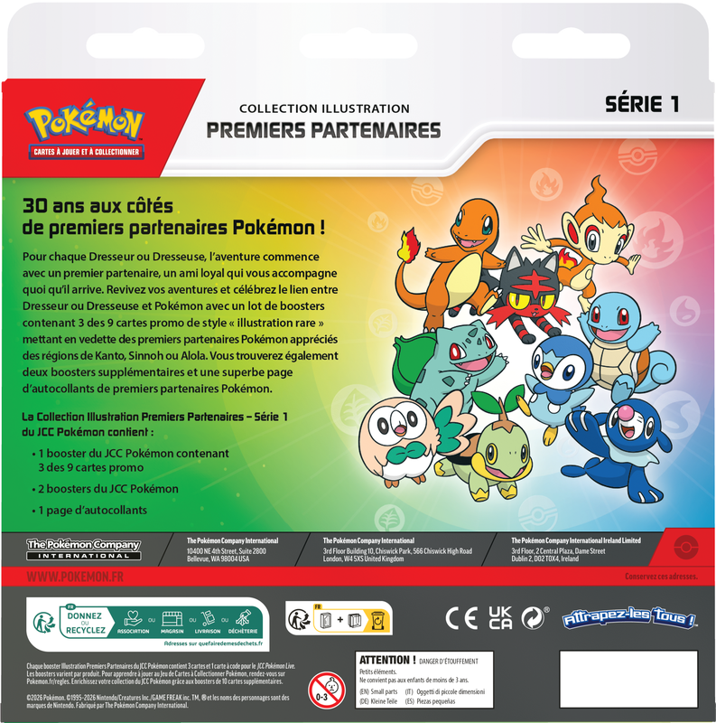 Pokémon - Collection Illustration Premiers Partenaires (Français)