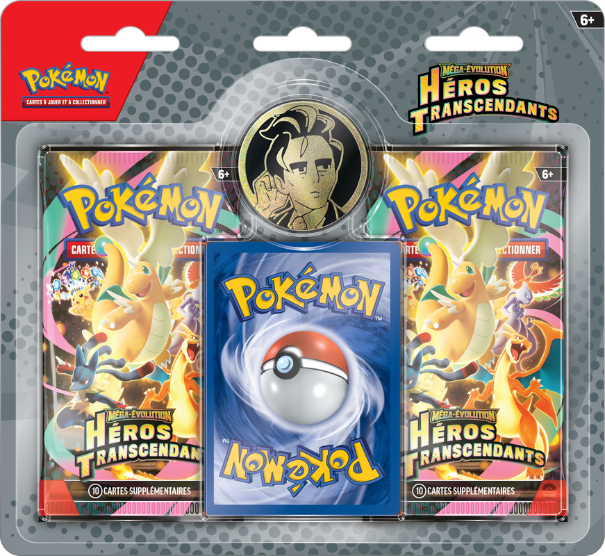 Pokémon - Héros Transcendants - Blister De 2 Paquets Erika/Okuba (Aléatoire) (Français)